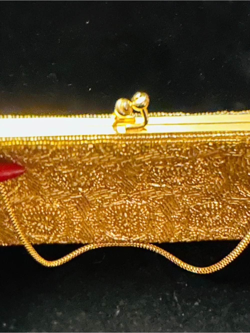 1960s Vintage Wolborg Hong Kong Made Clutch/Purse/Handbag